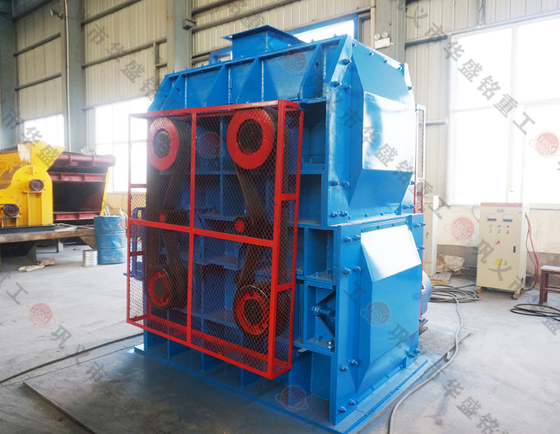 方解石 四辊破碎机试机 开云网页版登录入口重工