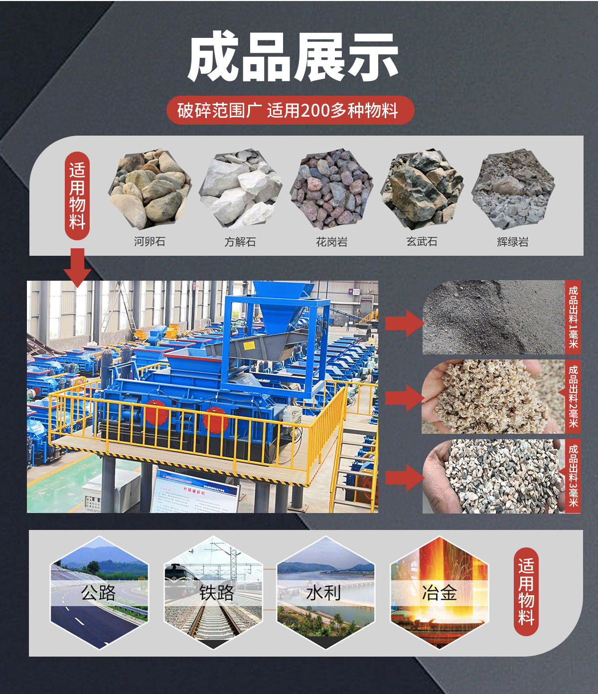 河卵石对辊制砂机 河卵石对辊制砂机